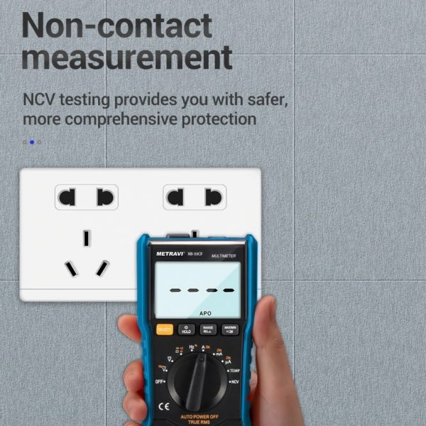Metravi XB-33CF Digital TRMS Multimeter with NCV