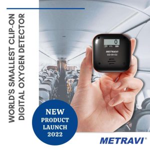 New Launch 2022 Metravi GA-09-O2 Portable Oxygen Gas Detector
