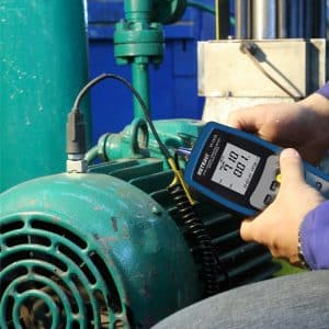 Metravi VT-141D Dual Channel Vibration Meter with Data Logger has two channels